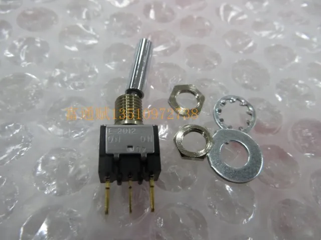 

[VK] Original imported Japan NKK E-2012P button switch 0.4VA 28V gold-plated 3 feet 2 gear