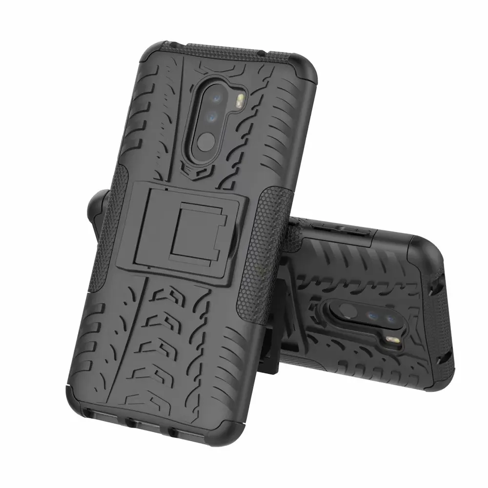 50pcs/lot free shipping 2 in1 Hybrid TPU + PC Protective stand Case Back Cover For Xiaomi pocophone F1 Redmi 6 6A 6PRO A2 Lite | Мобильные