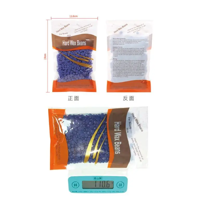 

100g Natural Herbal Scent Hard Wax Beans Unisex Depilatory Hot Film Beads Waxing Pellets No Strip Nose Body Hair Removal Random