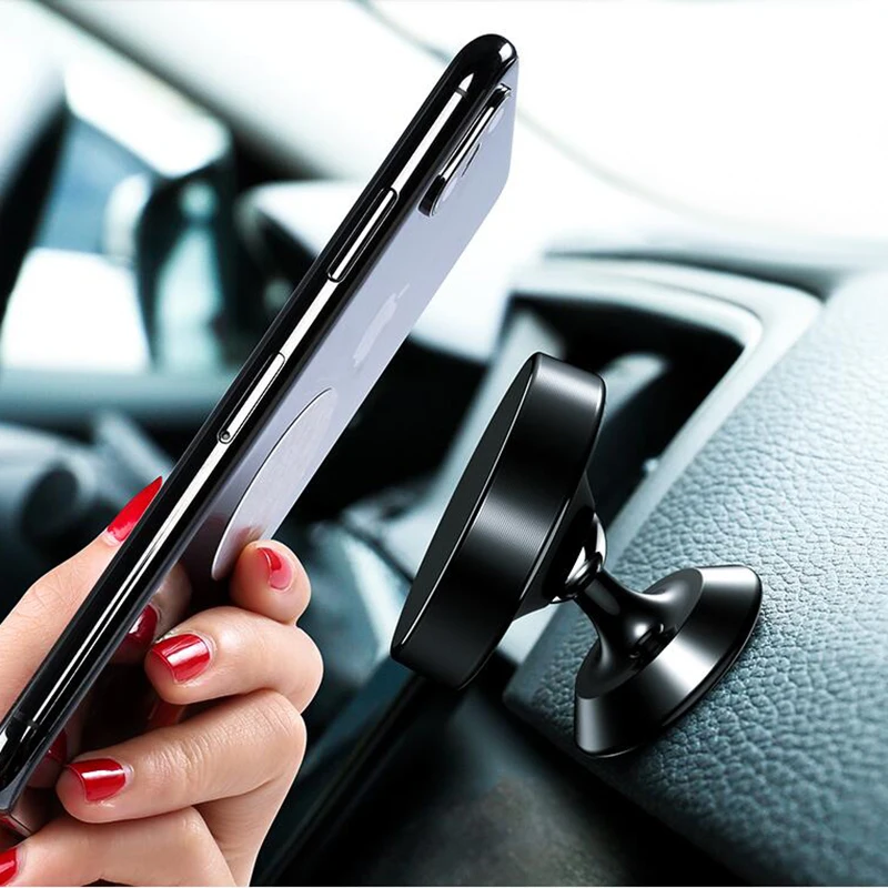 

Magnetic Car Holder 360 Degree Dashboard Mobile Phone Holder Stand Magnet Air Vent Grip Mount Bracket Car Universal Phone Holder