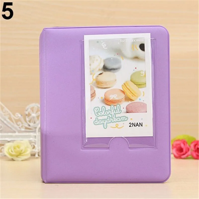 Карамельный цвет мгновенный фото кейс для альбома Fuji Instax Mini 7s 8 25 50s 90|album case|case