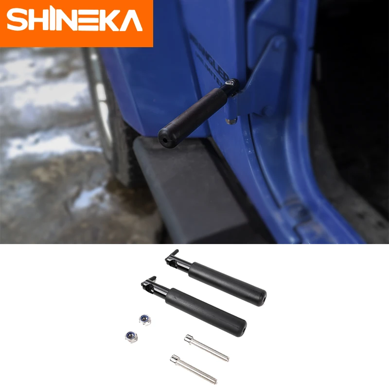 

SHINEKA Chromium Styling Car Door Foot Pedal Assist Plate Foot Pegs Car Accessories For Jeep Wrangler JL 2018+ Accessories