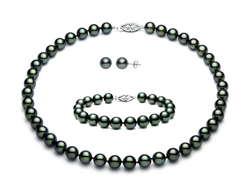Ожерелье с жемчугом браслет и серьги 17 5 &quot7 5&quot|necklace bracelet|pearl necklace braceletearrings set |