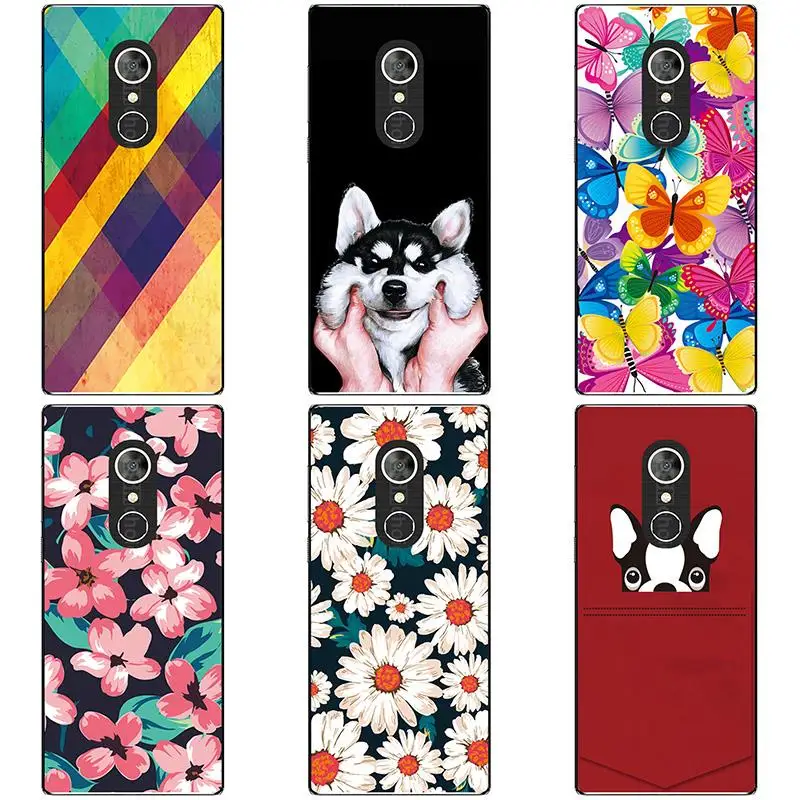 Мягкий силиконовый чехол для телефона Alcatel 5 5086A 5086Y 5086D корпус с рисунком дизайн