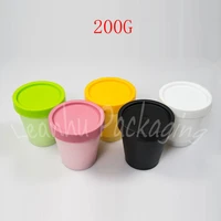 200g empty cream plastic container 200cc mask cream sub bottling empty cosmetic container 36 pclot