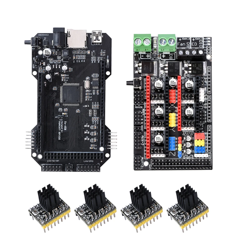 Материнская плата BIGTREETECH Ramps 1 6 plus и Clone RE ARM 32 бит с драйвером TMC2130 TMC2100 TMC2208 DRV8825 для