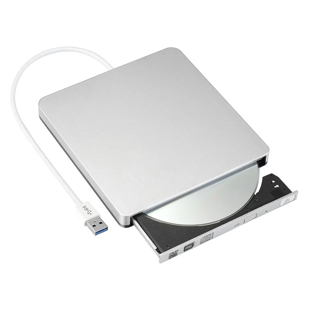 Внешний тонкий USB 3 0 DVD горелка DVD-RW VCD CD RW привод горелки Привод супердрайв