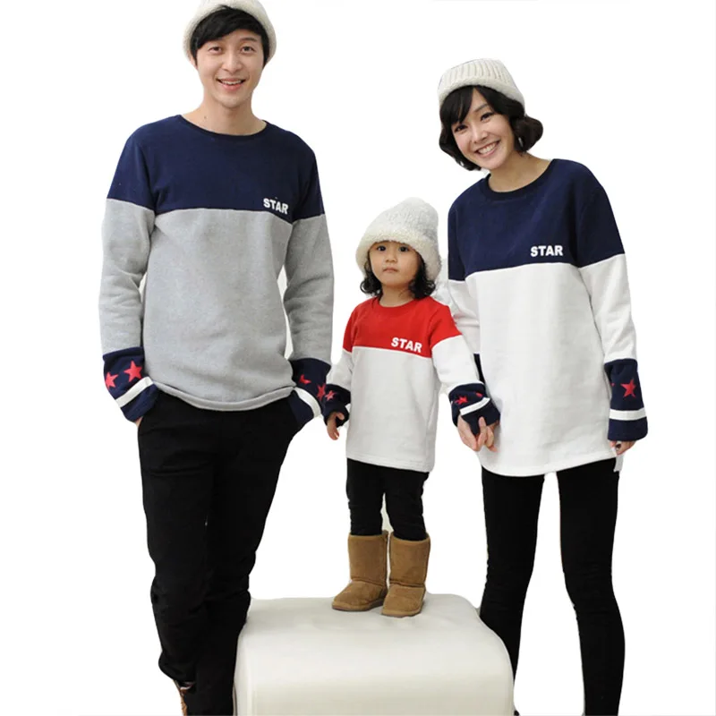 Новинка Одинаковая одежда для семьи наряды мамы дочки отца сына хлопковые