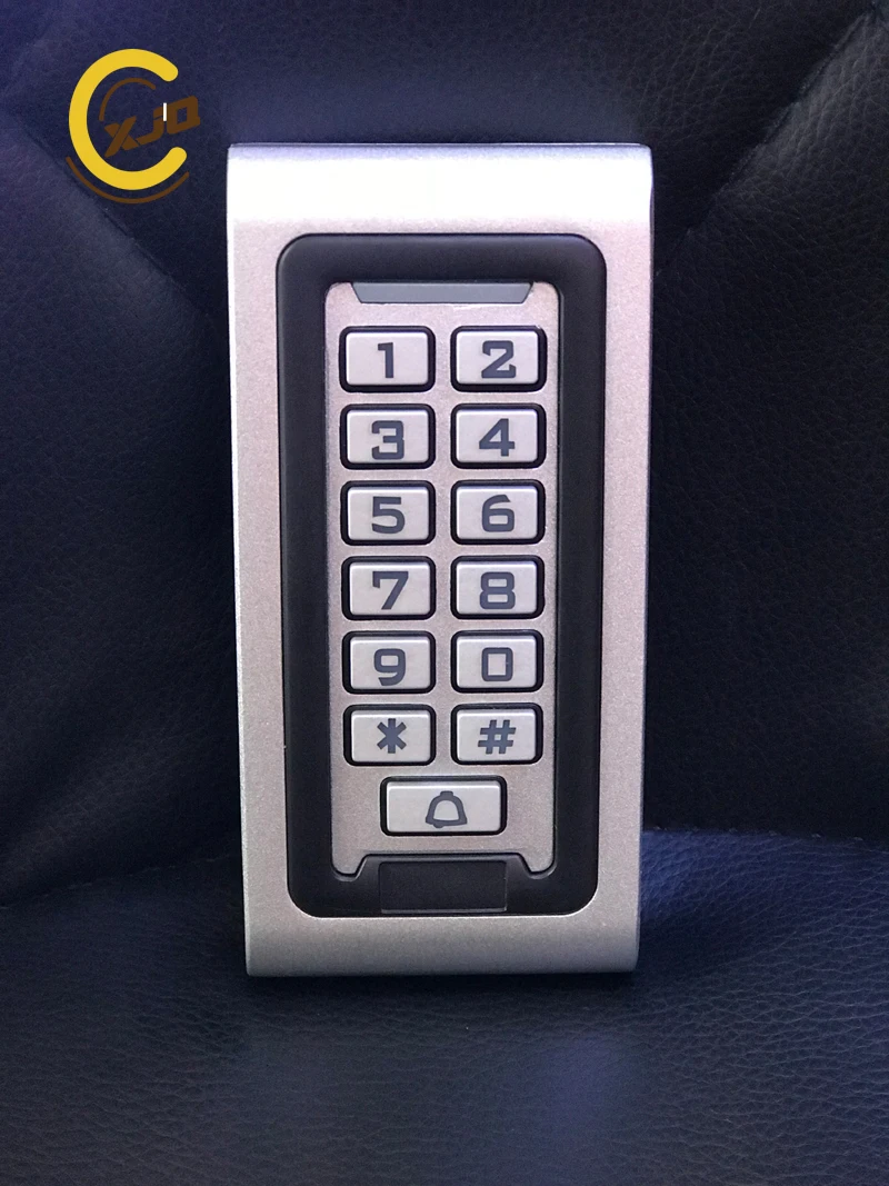 XJQ 125 кГц, IP68 водонепроницаемый металлический чехол RFID Бесконтактная карта клавиатура система контроля доступа 2000 пользователей автономный дверной контроль доступа