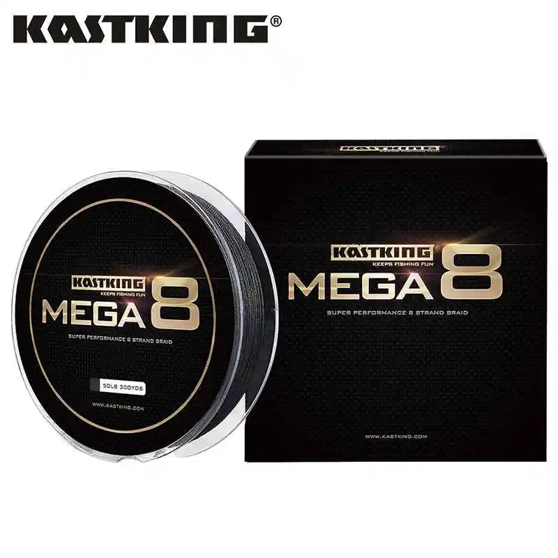 Black KastKing 300Yds/274 М 8 Пряди ЧП Плетеная Леска Multifilament Лески Черный 30 40 50 65 80LB морская Рыба Провода - Цвет: Black