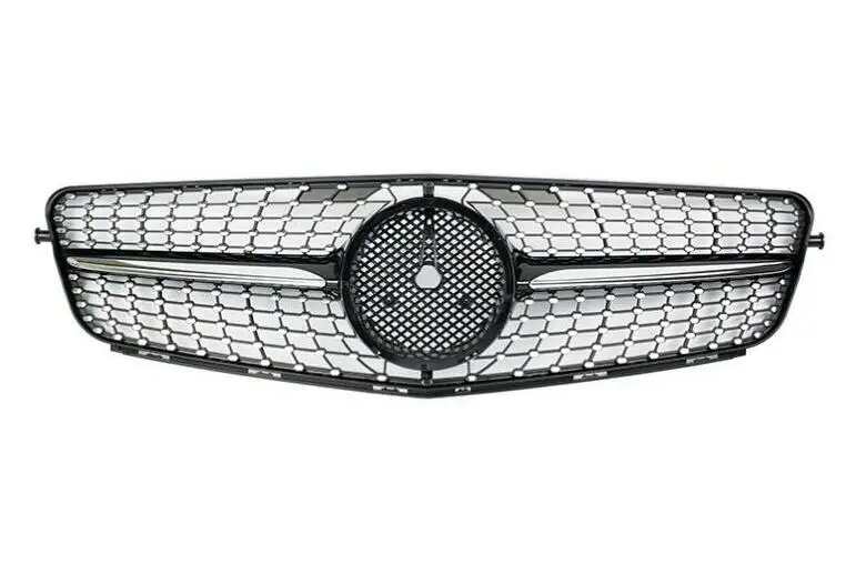 Для Mercedes Benz C class W204 C180 C200 C300 C250 C350 06 07 08 09 10 11 12 13 Алмазный Стиль с эмблемой Передняя