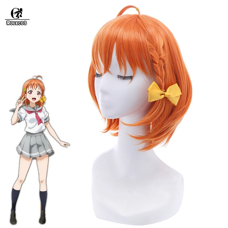 ROLECOS LoveLive солнце Косплэй Чика таками Головные уборы синтетические волосы