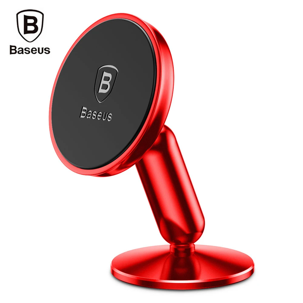 Baseus Автомобильный держатель для телефона на магните 360 Степень GPS магнитный