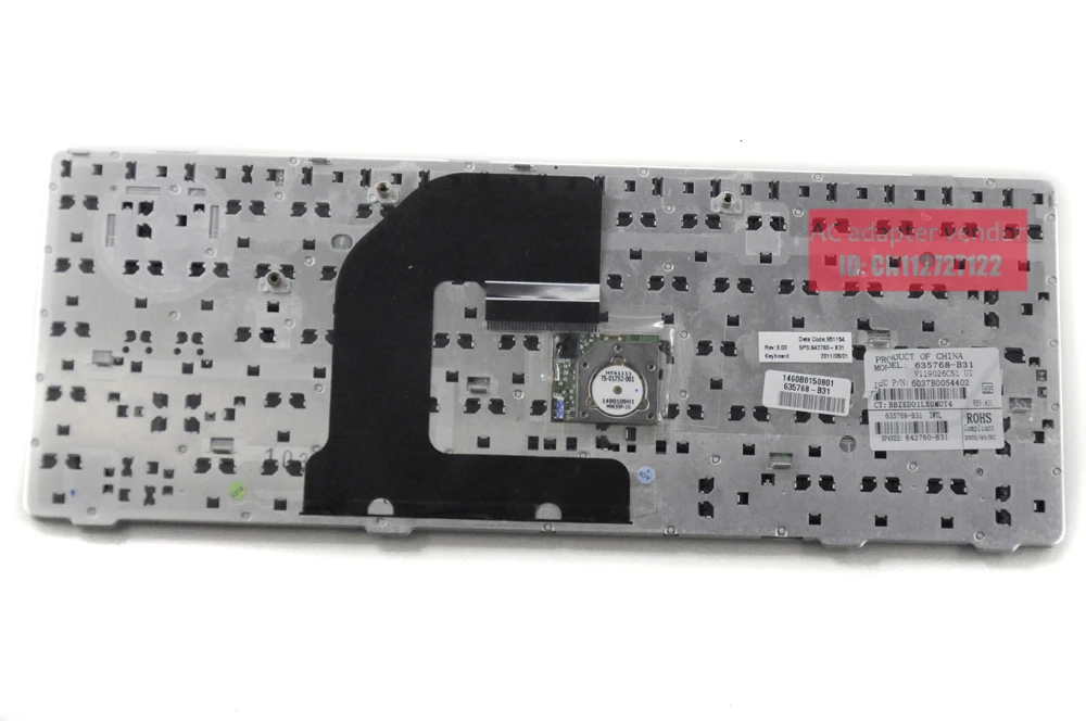 Серебряная рамка для hp EliteBook 8460 P 8460 6460 P 6460B Клавиатура ноутбука