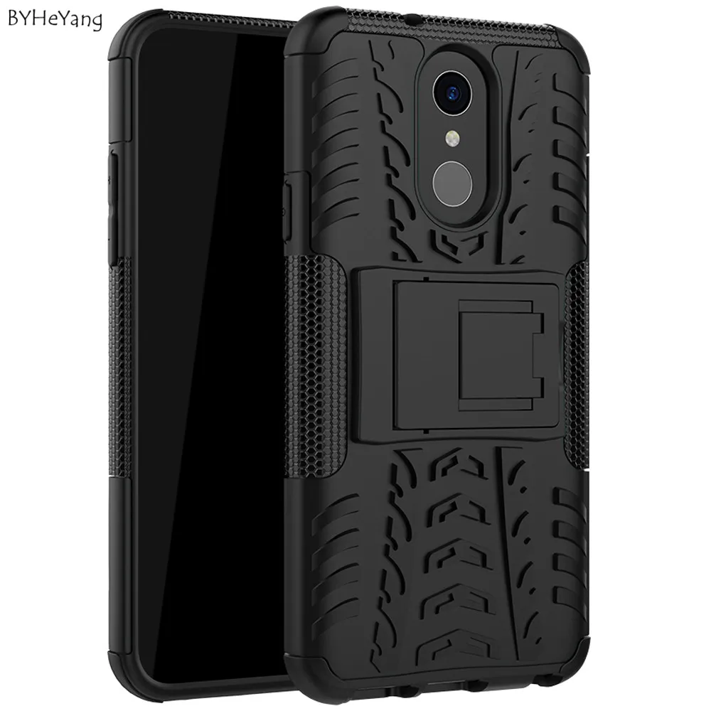 BYHeYang Роскошный чехол для LG Q7 Q 7 LGQ7 5 дюймов пластиковая силиконовая Броня 2 в 1 TPU + PC