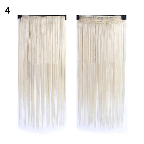 Новые и Моды! женская Мода Мягкие Прямые Cospaly Зажим в Наращивание Волос|wig hair|wig