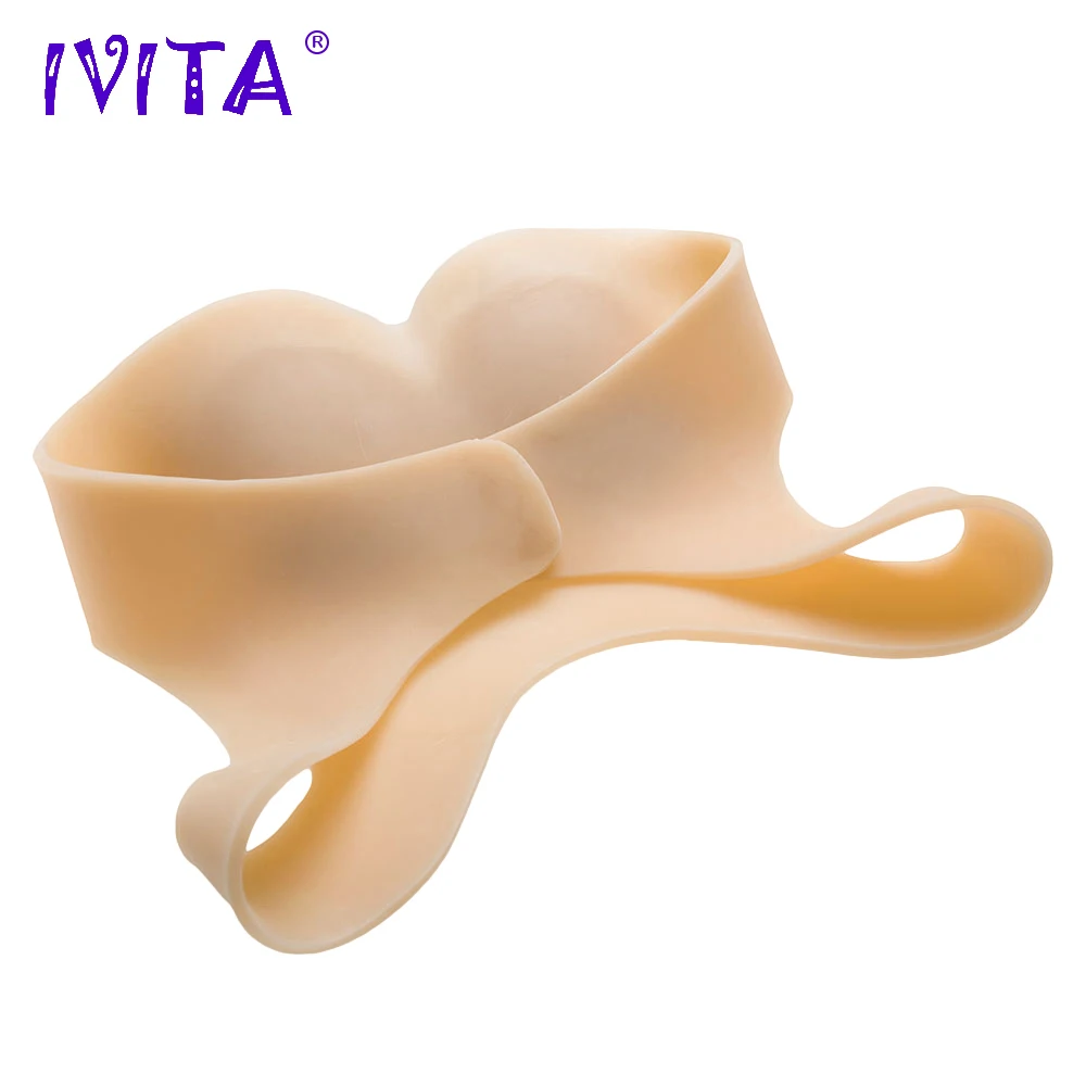 Реалистичные Силиконовые груди IVITA 1800 г поддельные подходит для транссексуала