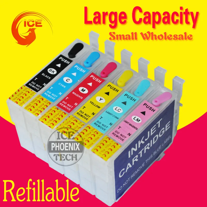 Для печатающей головки EPSON R320 R340 RX500 R 320 340 RX 500 принтер перезаправляемый картридж