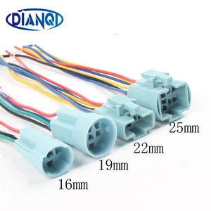 Кабельное гнездо для металлического кнопочного переключателя, 16 мм, 19 мм, 22 мм, проводка, 2-6 проводов, стабильная Кнопка Светильник лампы