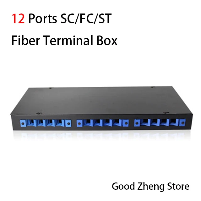 12 Ports Fiber Optic Box SC/FC/ST Fiber Optic Termination Box Fiber Optic Distribution