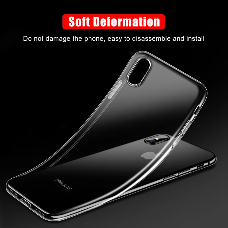 Pushingbest ультра тонкий мягкий прозрачный ТПУ мобильный чехол для телефона Xiaomi A2 8 8SE