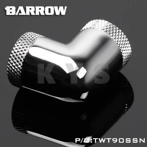 Вращающийся коннектор Barrow G1/4 &quot90 градусов вращающийся Коннектор с поворотом на