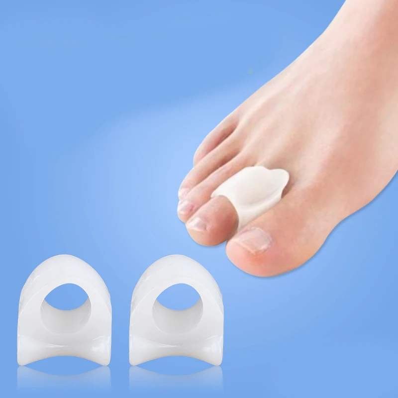 

20Pair=40pcs Silicone Toe Separator Bunion Feet Care Hallux Valgus Correction Pedicure Valgus Stretchers Bone Thumb Protector