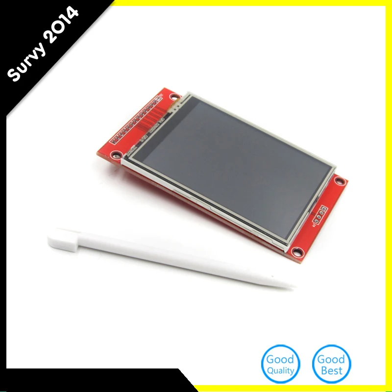 J34 F85 240x320 2.8&quot SPI TFT LCD Touch Panel Serial Port Module with PCB ILI9341 5V/3.3V | Электронные компоненты и