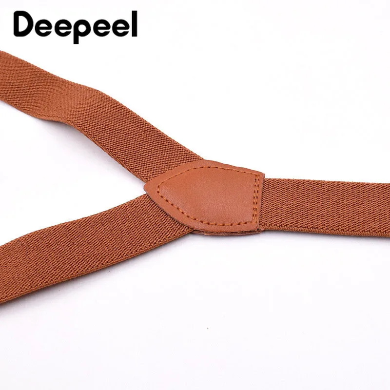 Deepeel 1 шт. 2 5x75 см Ретро стиль Детские подтяжки 3 зажима для брюк искусственная кожа