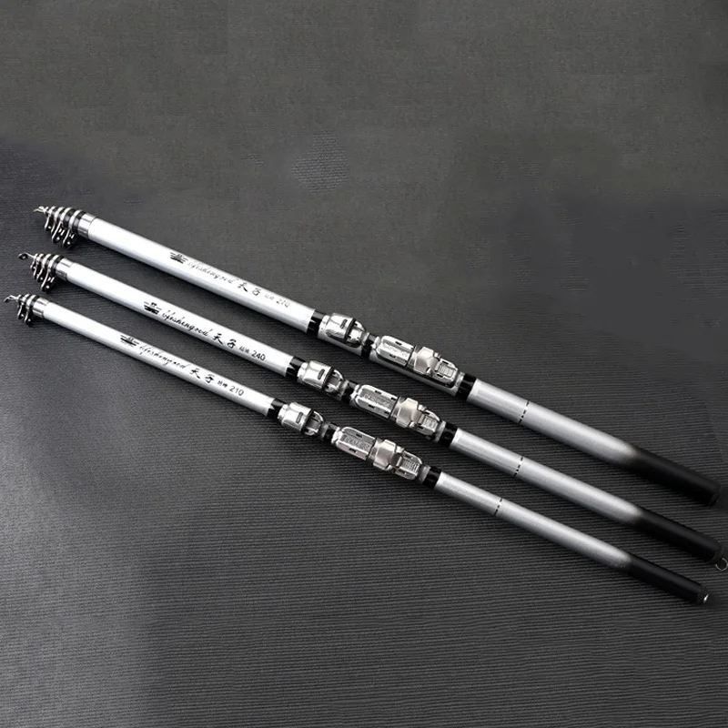 Телескопическая удочка из ФАП для ловли на скалах экономичное спиннинговое