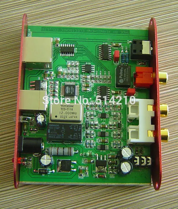 Новый декодер TE7022 коаксиальный RCA выход для наушников WM8761 24 бит 96 кГц mini USB DAC |