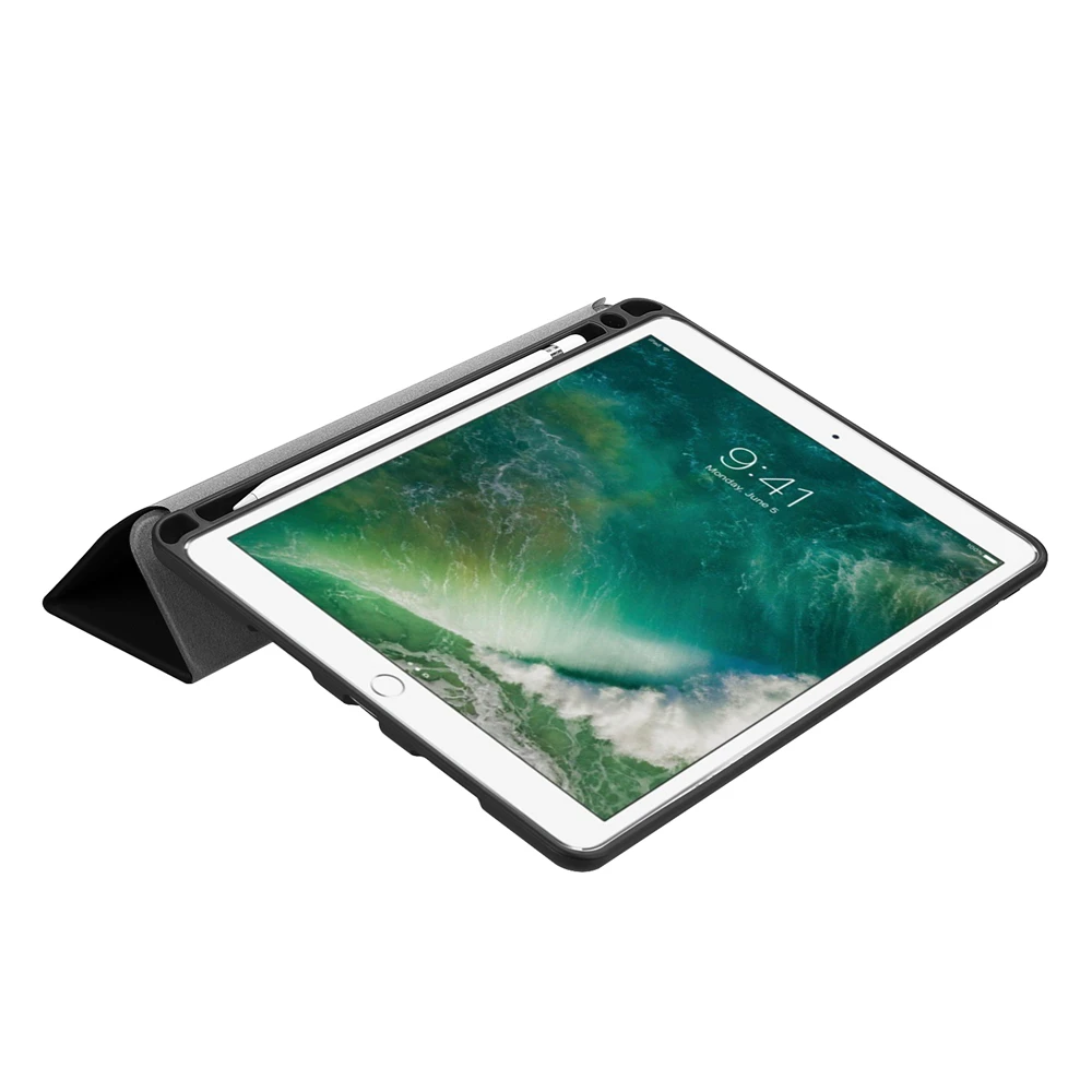 Для iPad Pro 10 5 чехол с держателем для карандашей ультратонкий легкий умный защитный