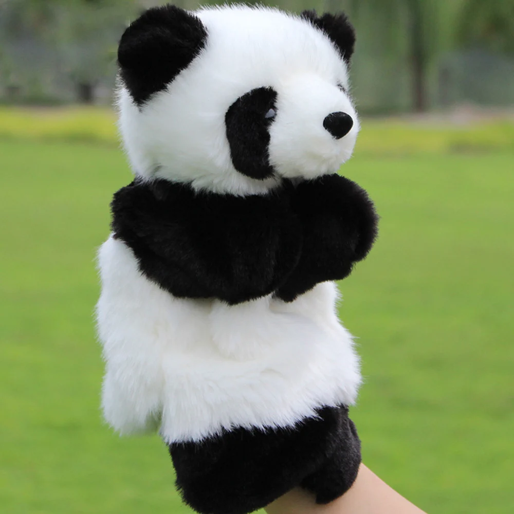 

Animal Hand Puppets Panda Puppets Baby Toys Stuffed Baby Plush Toys Happy Family Fun Hand Kids Learning & Educational Toy