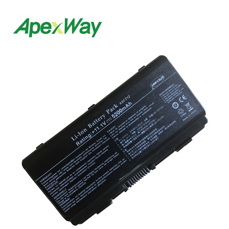 Apexway 11 1 v Аккумулятор для ноутбука ASUS 90 NQK1B1000Y A31 T12 A32 X51 T12C T12Er T12Fg T12Jg T12Mg T12Ug X58C