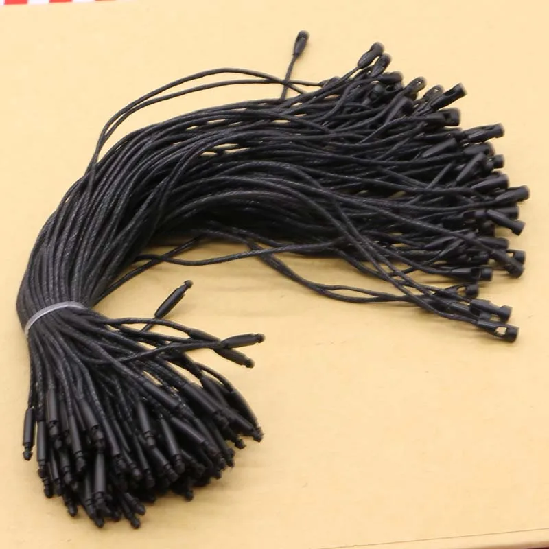

100Pcs Clothes Tag Rope White Black Red cords cotton hanging tablets for garment bag tags, DIY clothing accessories