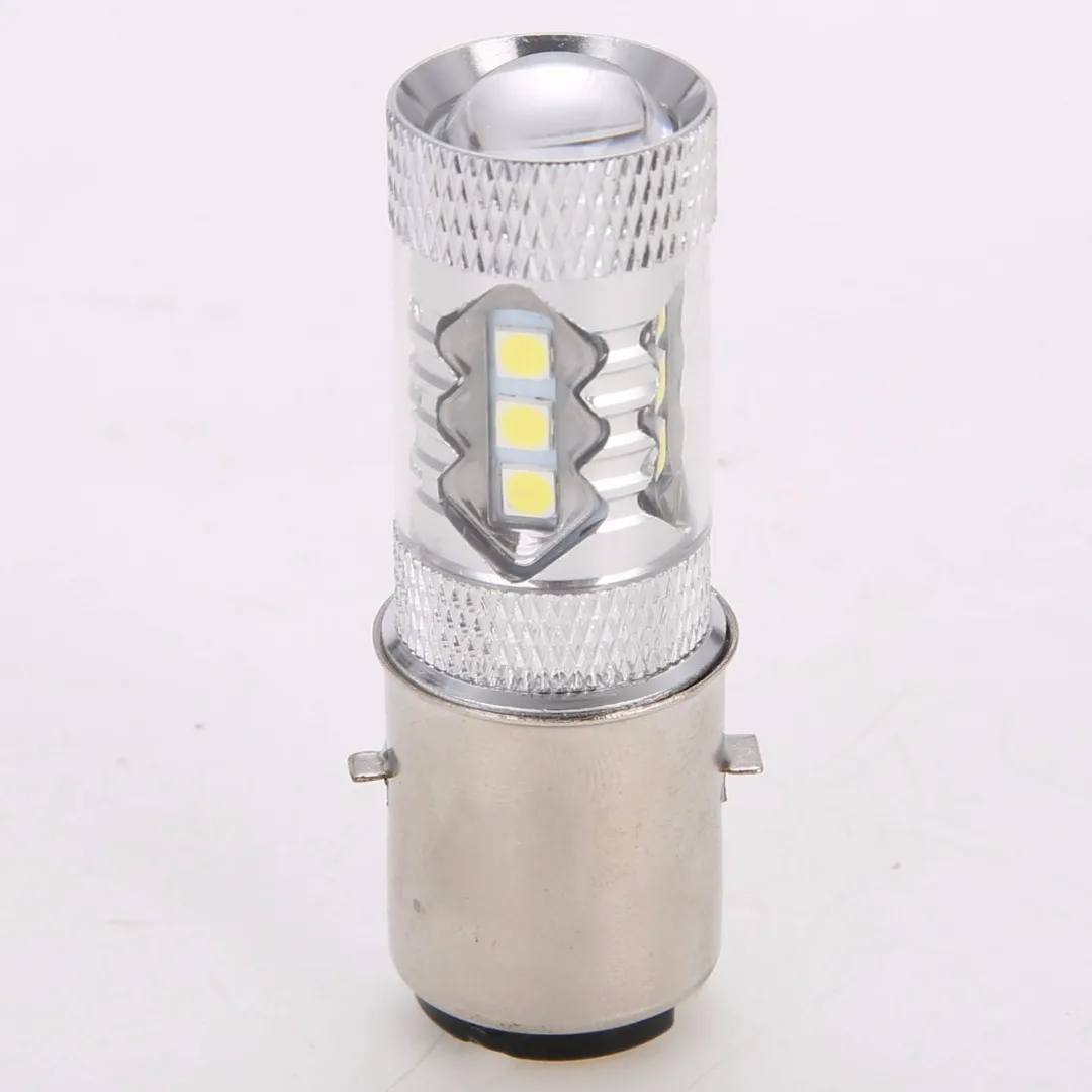 1PC BA20D H6 80W LED Light 12V Motorcycle Headlight Fog DRL Bulb Super Bright White Lamp for Bike Moped Scooter ATV |