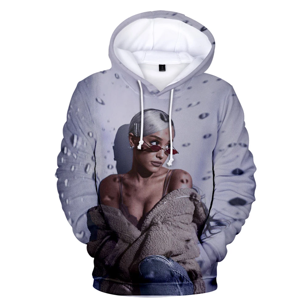 Popular Ariana Grande 3D Hoodies Sweatshirts Men/Women High Quality Pullovers Streetwear Confortable Fashion Hoody | Мужская одежда
