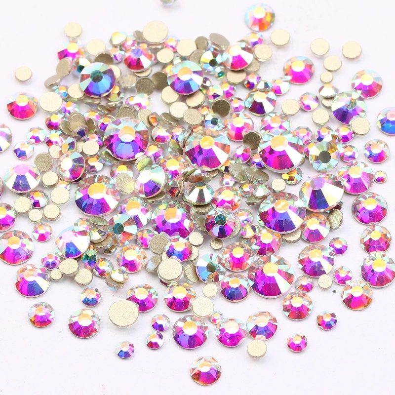 

Elessical 1440pcs Mix Nail Rhinestones stones Design Strass Nail art Decoration bijoux ongles 3d nail charms manicure supplies