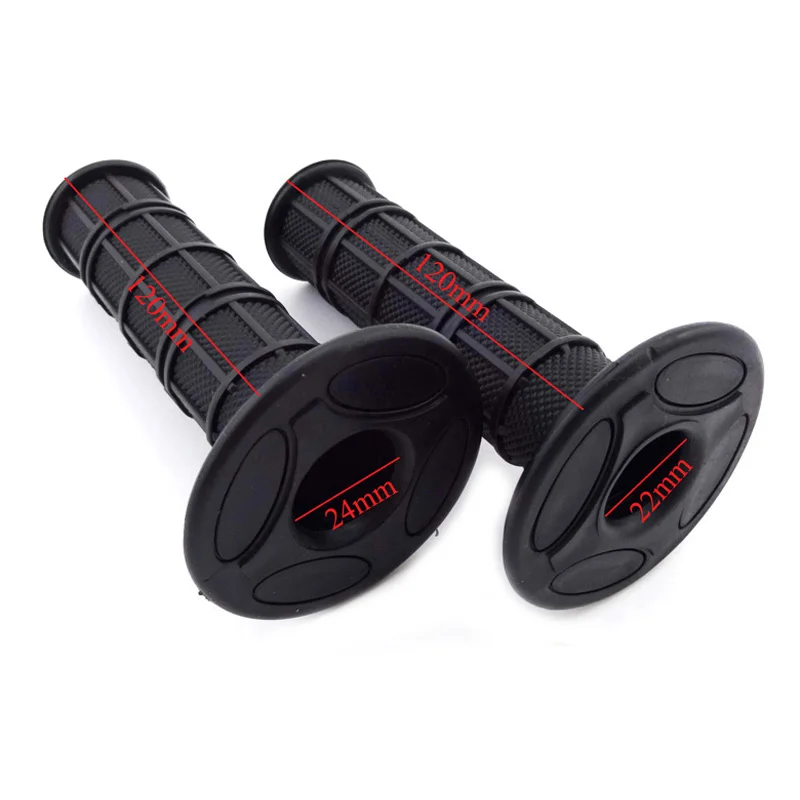 Universal 7/8&quot 22mm Soft Rubber Handlebar Hand Grips Black For YCF IMR MX SSR Pit Dirt Bike ATV Quad Go Kart Scooter Motocross |