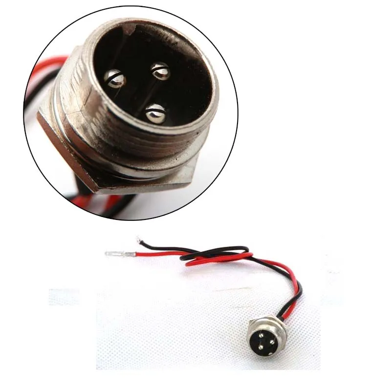 12V 24V 36V зарядное устройство 3 зубец разъем для газа Электрический E скутер бритва