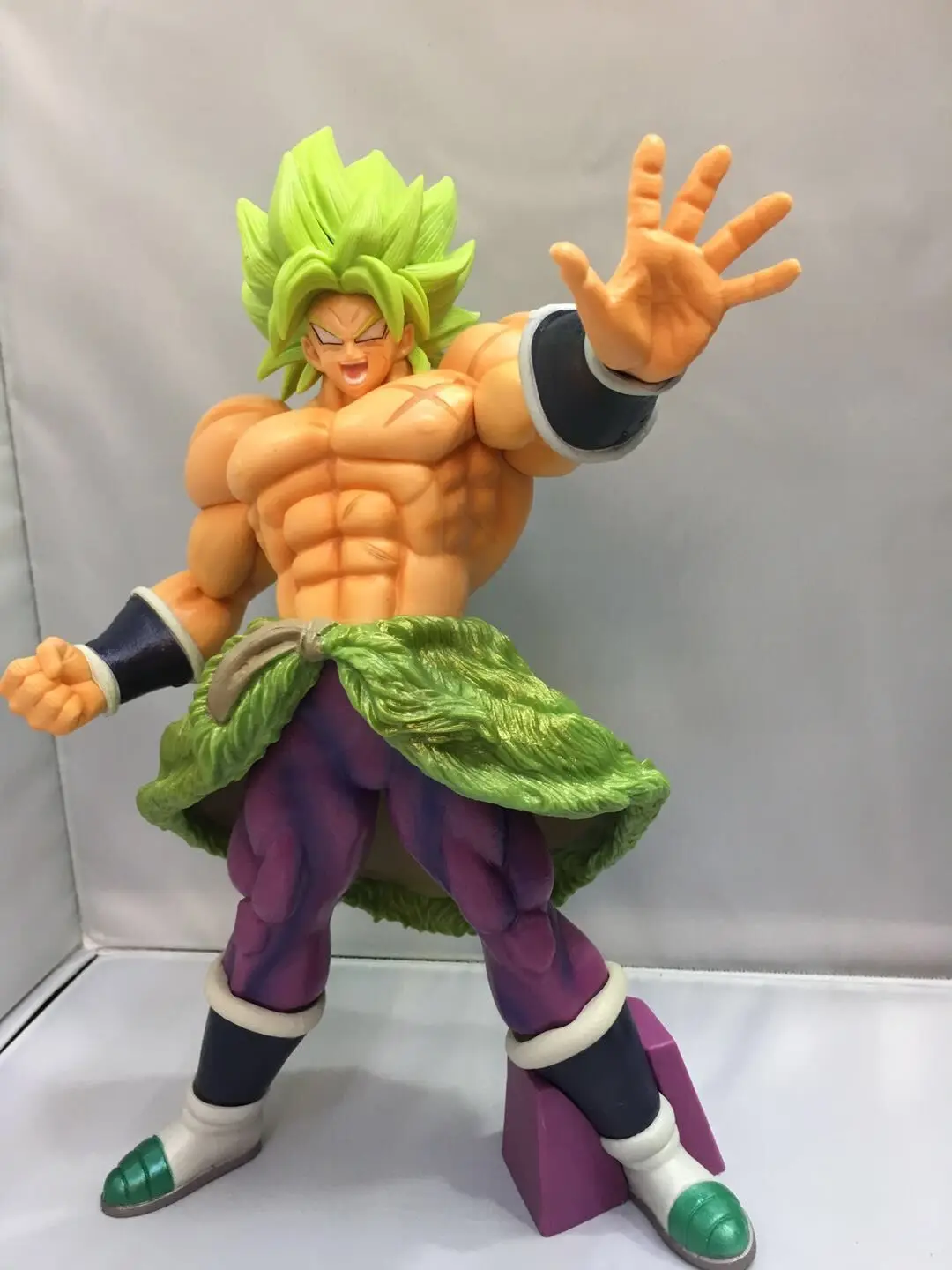 Аниме Dragon Ball Z 20 фильм Super Saiyan Broly Ver. ПВХ фигурка Коллекционная модель игрушки |