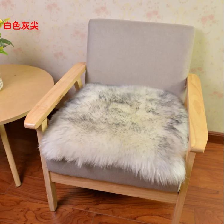 MUZZI 100% real Sheepskin Pure wool felt  cushion sofa cushi
