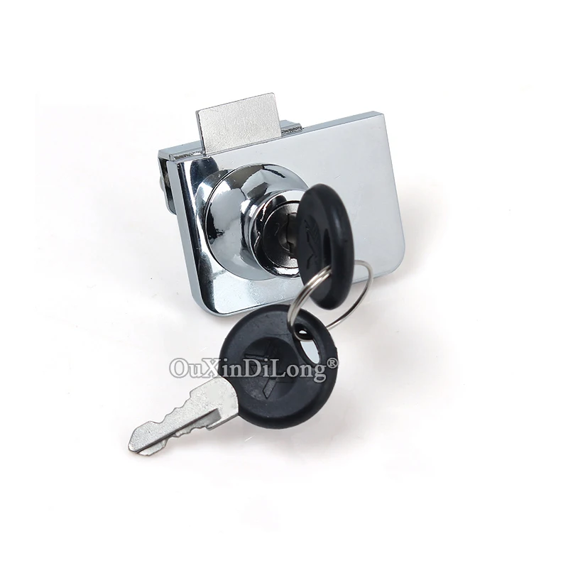 

DHL Shipping 50Sets Double Glass Cabinet Lock Jewelry Shopping Mall Showcase Display Cabinet Door Lock Keys Alike/Keys Different