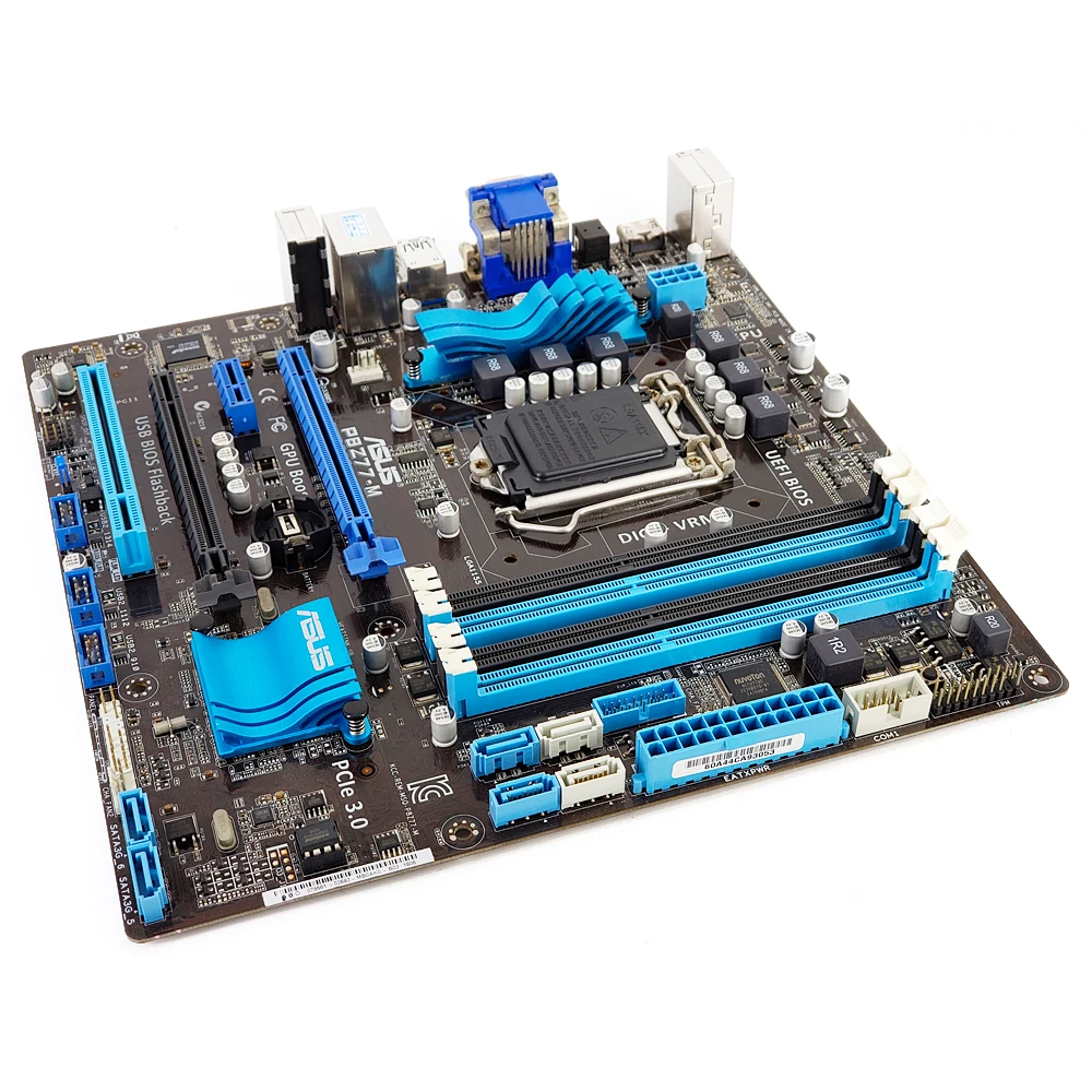 Asus P8Z77-M настольная материнская плата Z77 розетка LGA 1155 для i3 i5 i7 DDR3 32 Гб SATA3 USB3.0 HDMI Micro