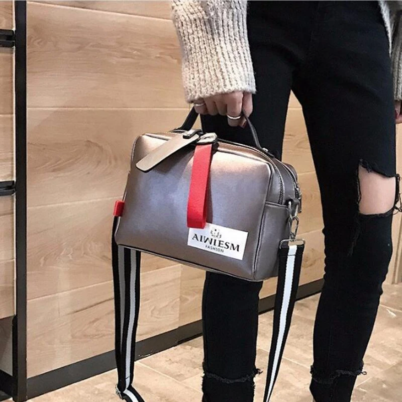 Large capacity luxury handbags women bags designer Double zipper solid color hot sale bag female 2019 X410 | Багаж и сумки