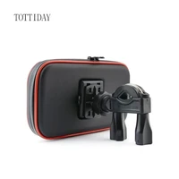Motorcycle Phone Holder Cases Support Mobile Moto Bicycle Stand For Iphone Huawei Xiaomi Samsung SmartPhones Shockproof Bag