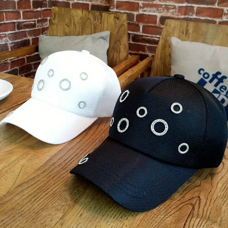 Men women baseball cap snapback sunshade gorras adjustable rhinestone summer hat hip hop casquette beisbol dad bone | Аксессуары для