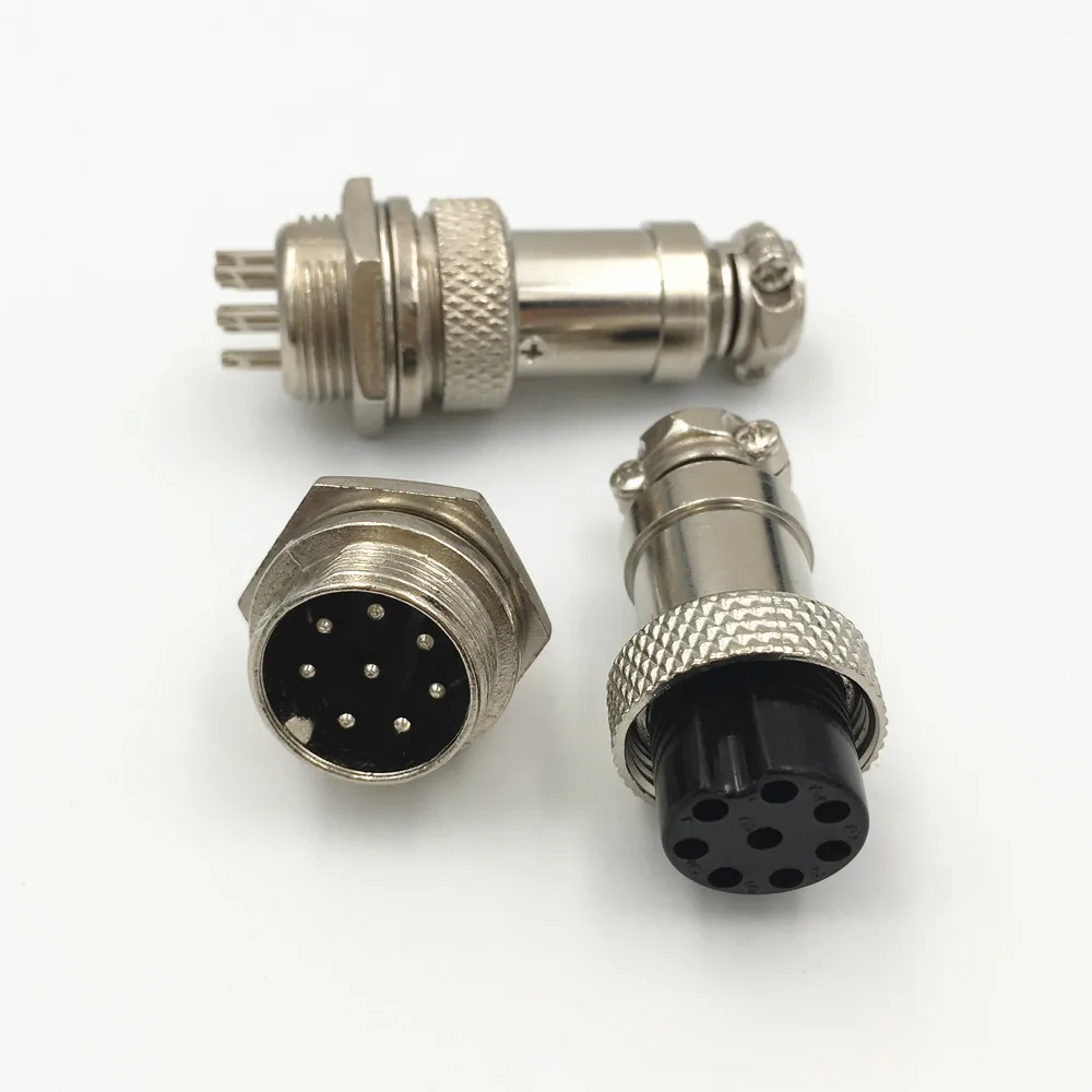 5 компл. GX16 8 Pin XLR 16 мм штекер и гнездо адаптер шасси крепление разъем авиационный