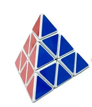 3X3X3 треугольная пирамида волшебный куб головоломка Куб Профессиональная скоростная игра кубики забавная игрушка для обучения подарки для детей - Цвет: W2