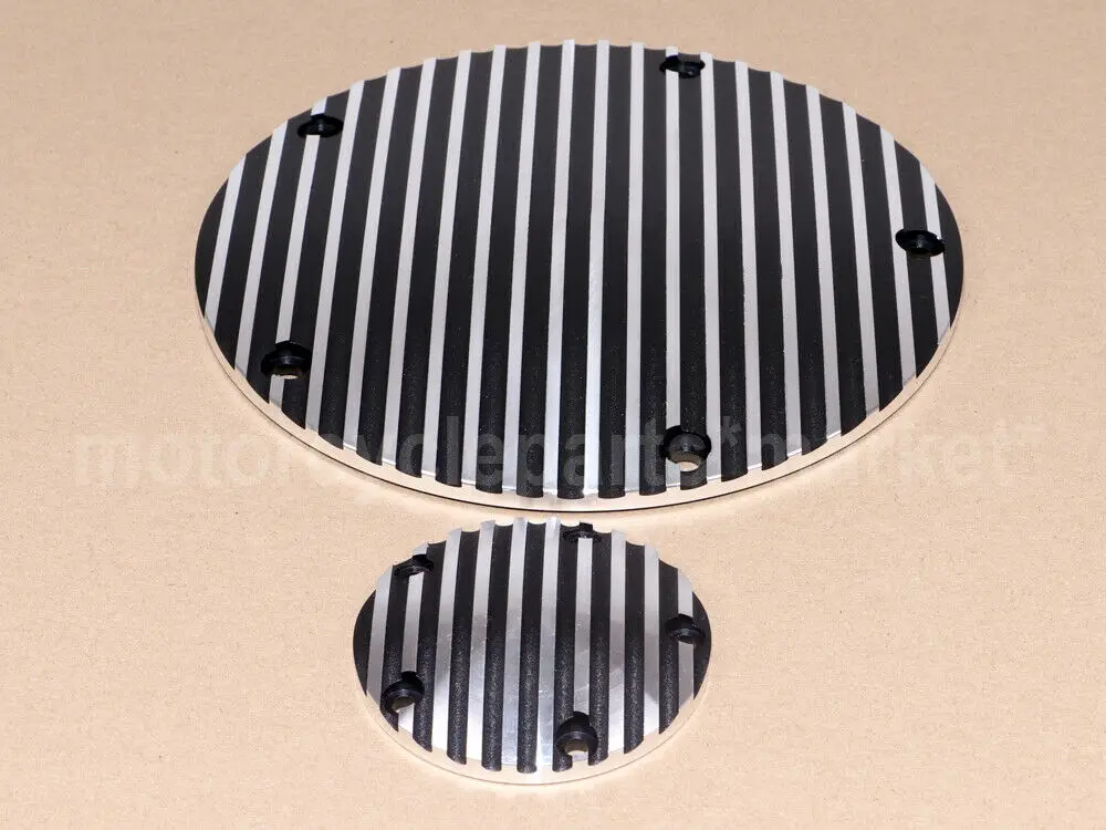 Мотоцикл ребристый Дерби крышка таймера времени проверки CNC алюминий для Harley Touring